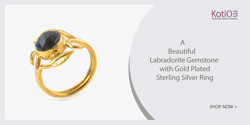 labradorite gemstone ring